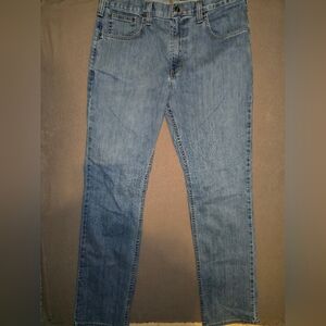 Carhartt Men's Relaxed Fit Straight Leg Jeans Light Wash 34x34